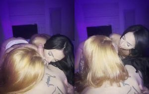 Fadinha Maju e Pocahontas em um ménage quente com pau grande