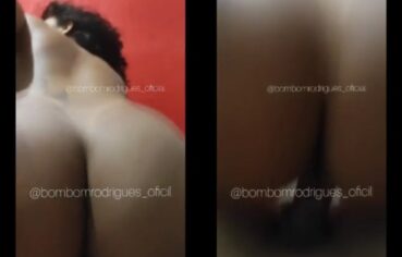 Bombom Rodrigues mostra seu rabão enquanto senta gostoso
