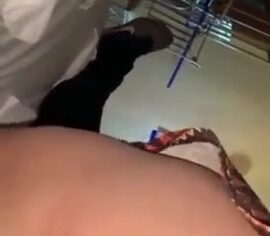 Karen coroa safada mostra serviço mamando gostoso o chefe de quatro