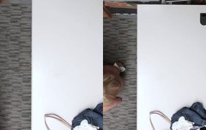 Loirinha safada transando escondido no shopping com peitão de dar água na boca