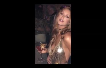 Marina Ruy Barbosa arrasa com vestido dourado e muita sensualidade