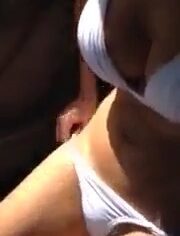 Deborah secco exibindo os peitões e a buceta no carro em vídeo vazado