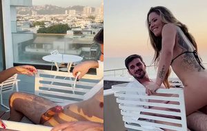Yasmin mineira e sua amiga empinando forte para o roludo até gozar alto