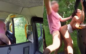 Cavala tatuada pagou o Uber com a bucetinha e deixou o motorista louco de tesão