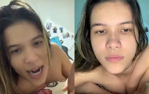 Laura Souza novinha gulosa chupando rola com tesão no quarto e engolindo tudo