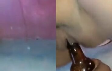 Luzia Ninfeta gostosa rebolando com a xereca pra fora até descer no chão