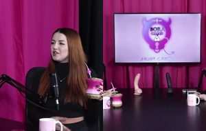 Malu Paes e Bruna Carlos peladas no podcast de putaria, fudendo sem limites