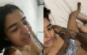 Priminha safada empinando o rabo e gemendo alto enquanto leva rola grossa no vídeo amador