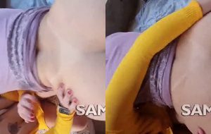 Vicky ninfeta e amiga fogosa fudendo gostoso com o namorado dela até gozar